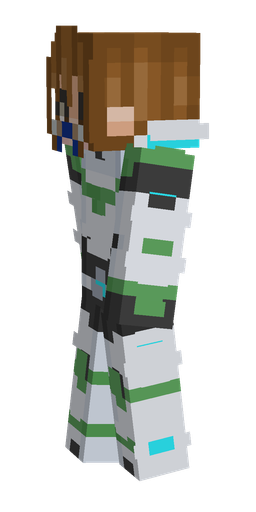 Black skin: body, left side render
