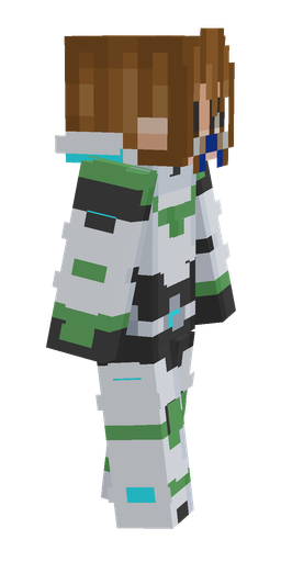 Black skin: body, right side render