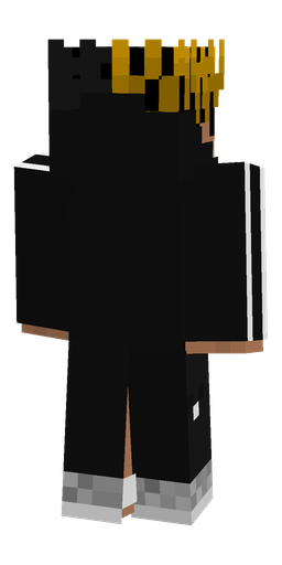 Black skin: body, back render
