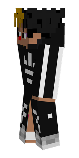 Black skin: body, left side render