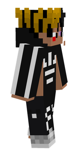 Black skin: body, right side render