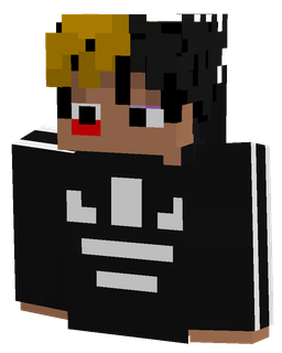 Black skin: bust render