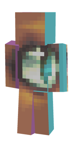 Blue skin: body, front render