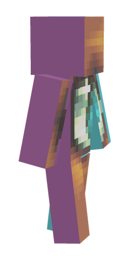 Blue skin: body, right side render