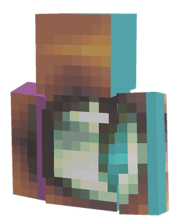 Blue skin: bust render