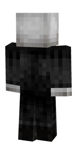 Black skin: body, back render