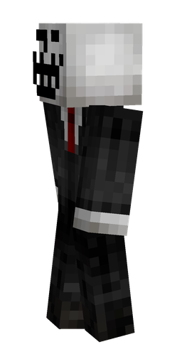 Black skin: body, left side render