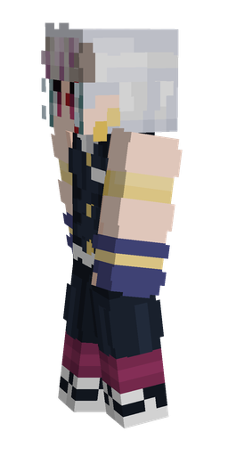 Black skin: body, left side render