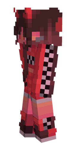 Red skin: body, left side render