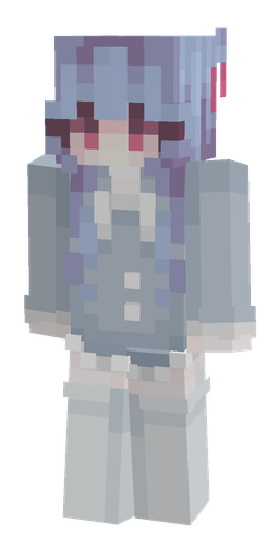 Blue skin: body, front render