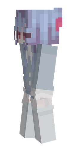 Blue skin: body, left side render
