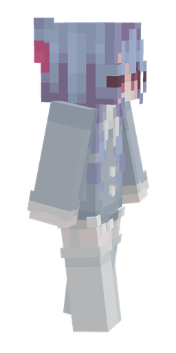 Blue skin: body, right side render