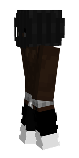 Black skin: body, left side render