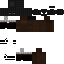 Black skin: raw texture render