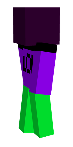 Black skin: body, left side render