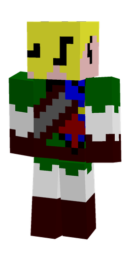 Black skin: body, back render