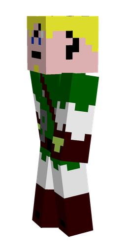 Black skin: body, left side render