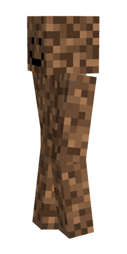 Brown skin: body, left side render