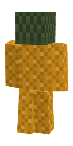 Brown skin: body, back render