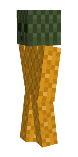 Brown skin: body, left side render