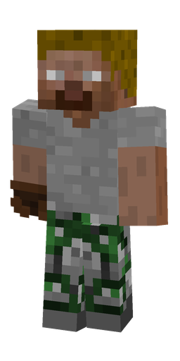 Brown skin: body, front render
