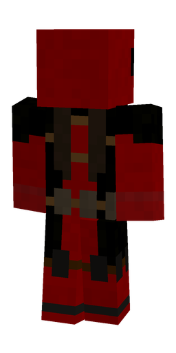 Black skin: body, back render