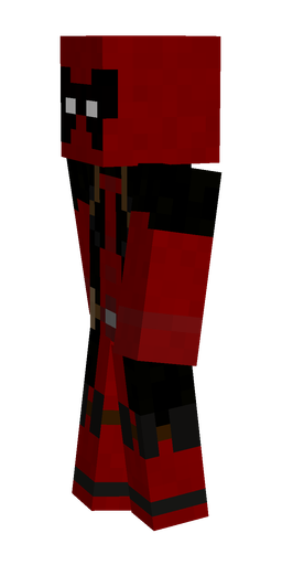 Black skin: body, left side render