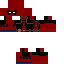 Black skin: raw texture render