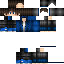 Black skin: raw texture render