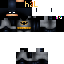 Black skin: raw texture render