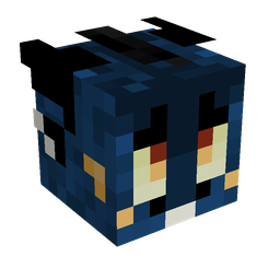 Black skin: head render