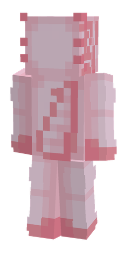 Pink skin: body, back render