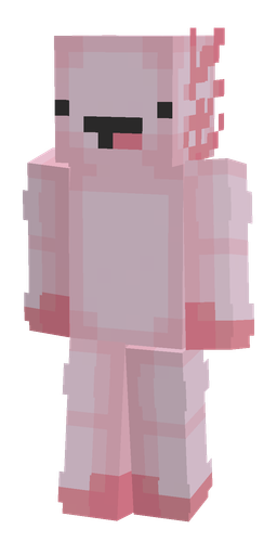 Pink skin: body, front render