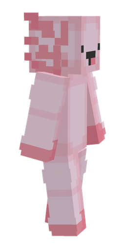Pink skin: body, right side render