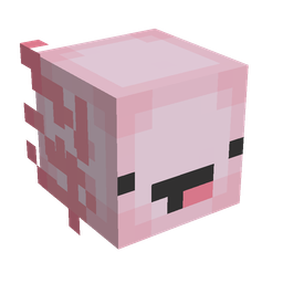 Pink skin: head render