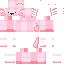 Pink skin: raw texture render