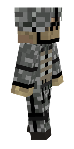 Black skin: body, right side render
