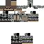 Black skin: raw texture render