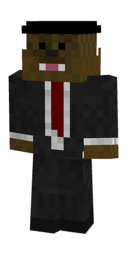 Black skin: body, front render