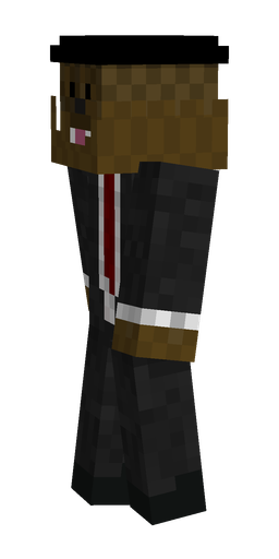 Black skin: body, left side render