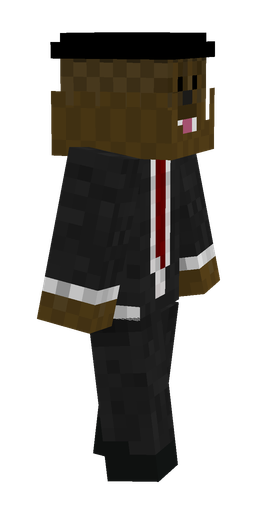 Black skin: body, right side render
