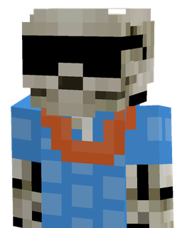 Blue skin: bust render