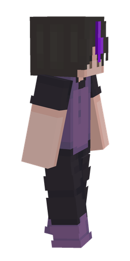 Black skin: body, right side render
