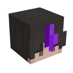 Black skin: head render