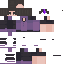 Black skin: raw texture render