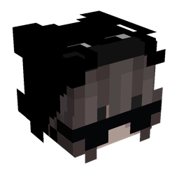 Black skin: head render