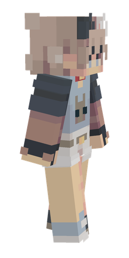 Black skin: body, right side render