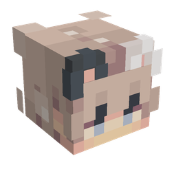 Black skin: head render