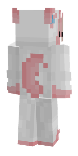 Pink skin: body, back render