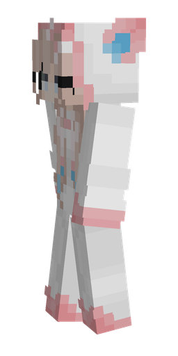 Pink skin: body, left side render